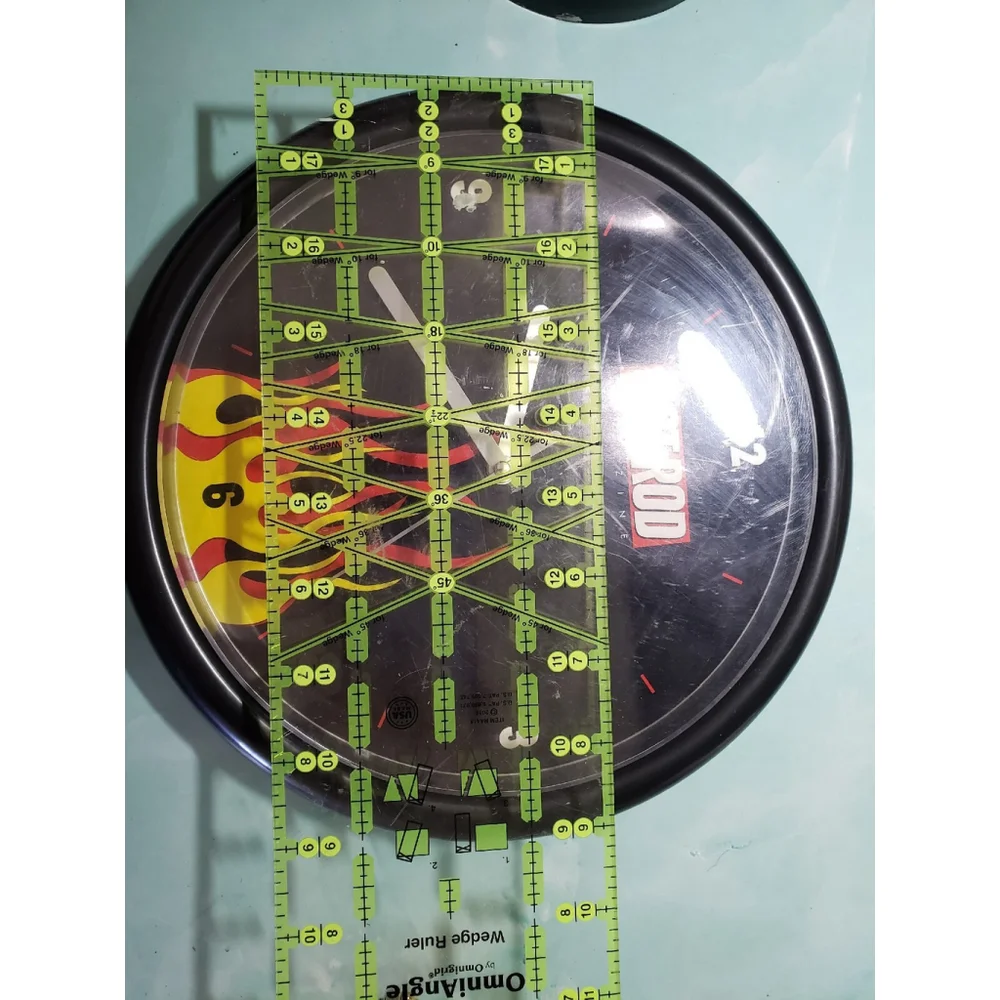 Hot Rod Magazine Flames Clock Collectible 10 In VGUC WORKS